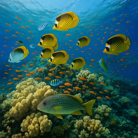 Coral Reefs - Mombasa Kenya - Africa - Rendered - Digital File Digital My Custom Designs PDF