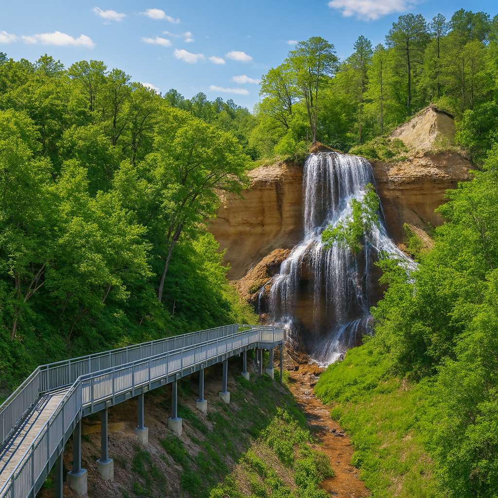 Smith Falls - Smith Falls State Park - Nebraska United States - Rendered - Digital File Digital My Custom Designs PDF