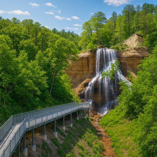 Smith Falls - Smith Falls State Park - Nebraska United States - Rendered - Digital File Digital My Custom Designs PDF