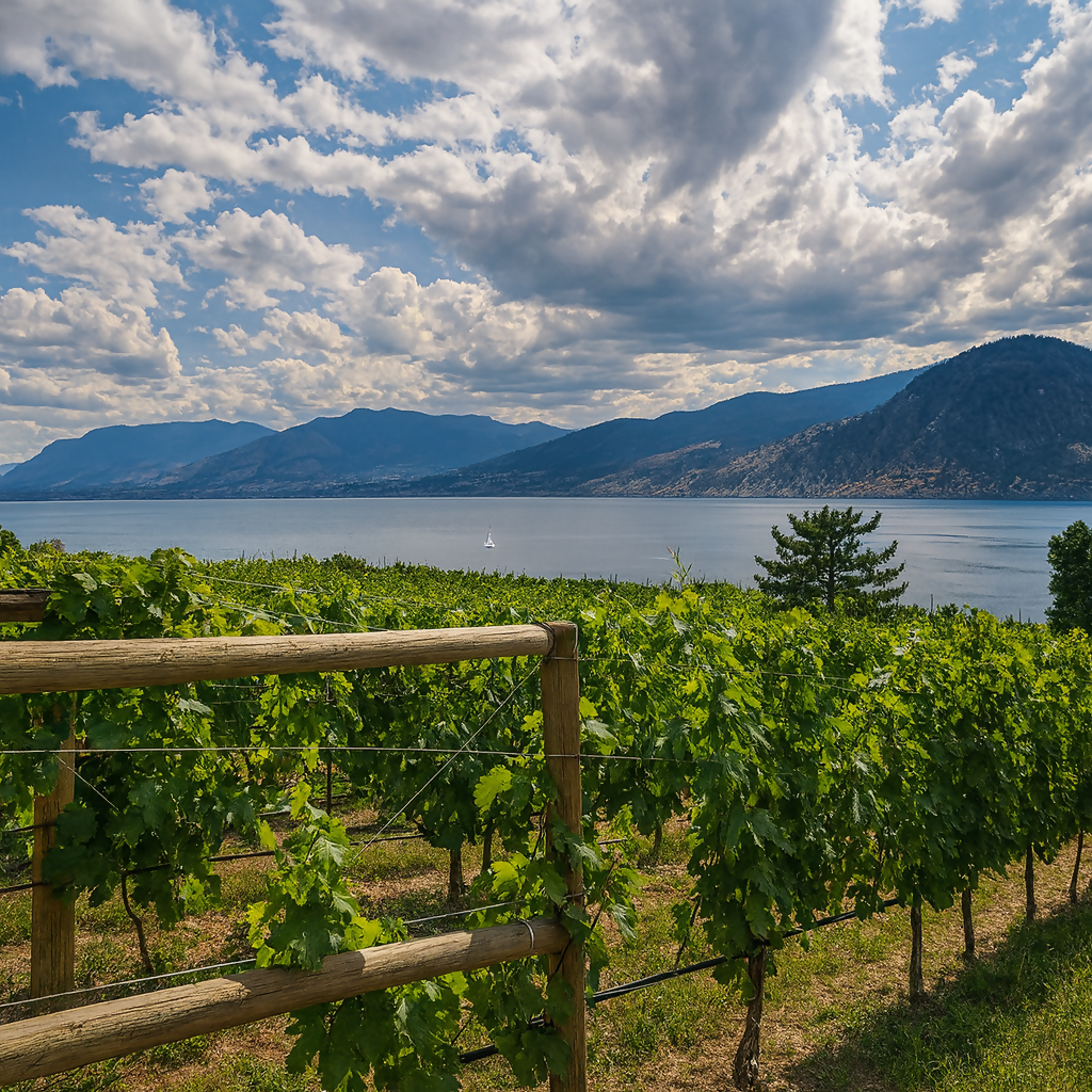 Naramata Bench - Okanagan Valley - British Columbia Canada - Rendered - Digital File Digital My Custom Designs PDF