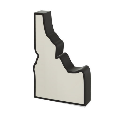 Idaho Wall Lightbox - United States - 3D Print File - Digital File Digital My Custom Designs ZIP File