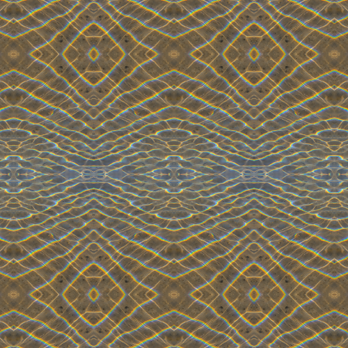 Water and Ocean - Rainbow Tide Pool Ripples With Prism Highlights - Pattern - Digital File