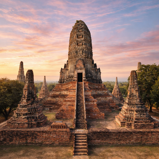 Wat Chaiwatthanaram - Ayutthaya Thailand - Asia - Rendered - Digital File Digital My Custom Designs PDF