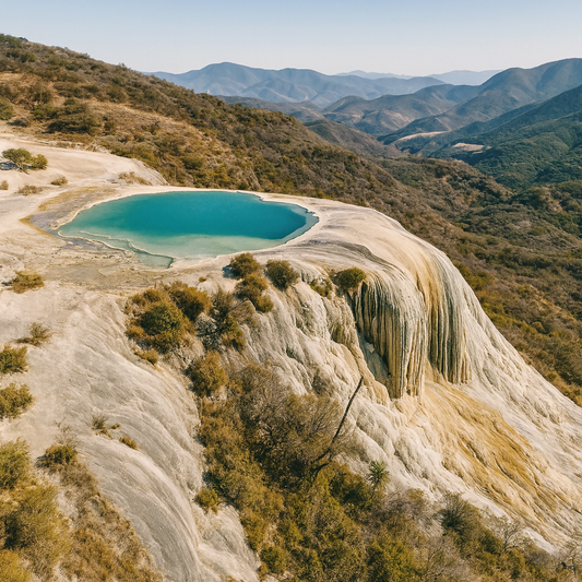 Hierve el Agua - Oaxaca Mexico - Rendered - Digital File Digital My Custom Designs PDF