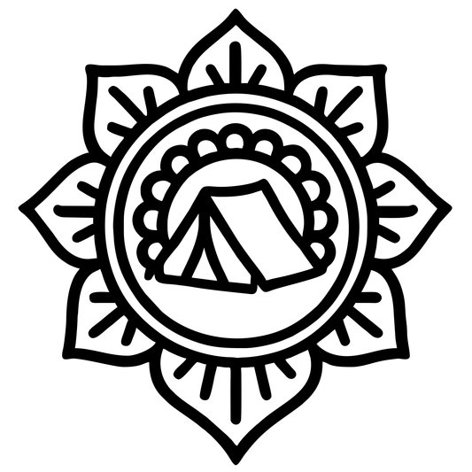 Tent Mandala Design - Digital File - XCS Friendly Digital My Custom Designs PNG