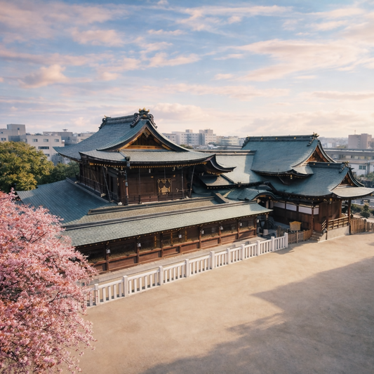 Osaka Tenmangū Shrine - Osaka Japan - Asia - Rendered - Digital File Digital My Custom Designs PDF