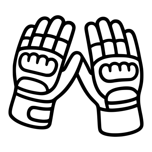 Biker Gloves - Digital File - XCS Friendly Digital My Custom Designs PDF