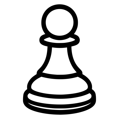 Pawn Piece Outline - Digital File - XCS Friendly Digital My Custom Designs PDF