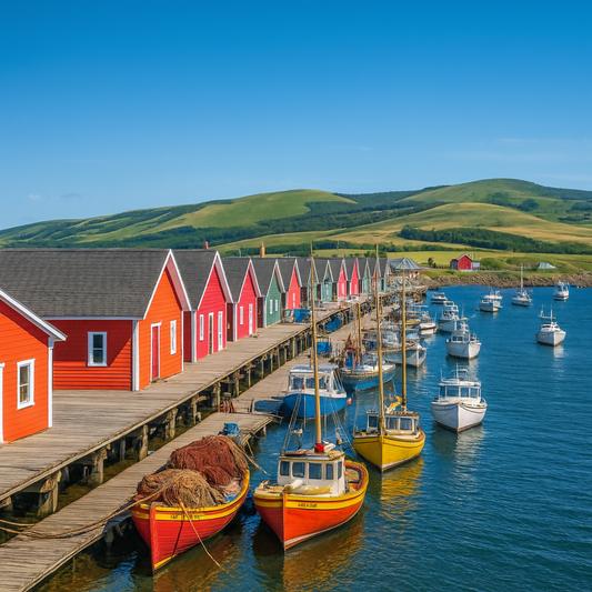 Victoria-by-the-Sea- Prince Edward Island Canada - Rendered - Digital File Digital My Custom Designs PDF