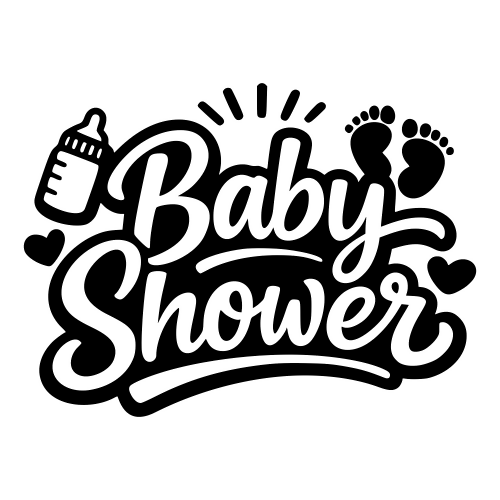 Baby Shower - Vector Graphics - Digital File Digital My Custom Designs PDF
