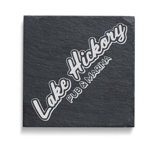 Lake Hickory Slate Coaster Coaster My Custom Designs 2 Square