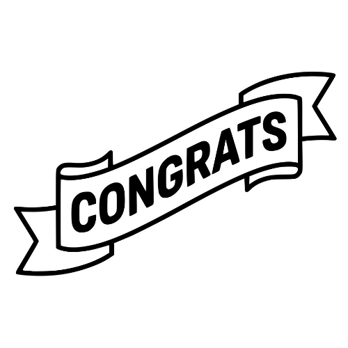 Banner with “Congrats” - Digital File - XCS Friendly Digital My Custom Designs PDF