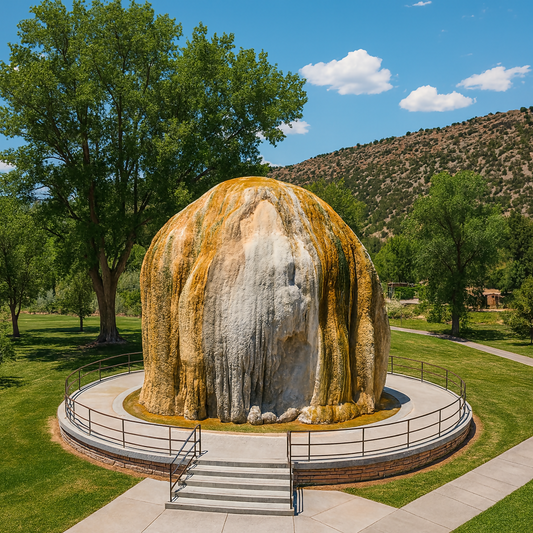 Teepee Fountain - Hot Springs State Park (Thermopolis) - Wyoming United States - Rendered - Digital File Digital My Custom Designs PDF
