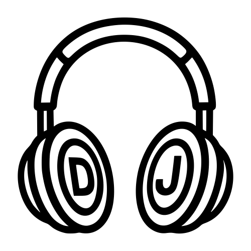 DJ Headphones Outline - Digital File - XCS Friendly Digital My Custom Designs PDF