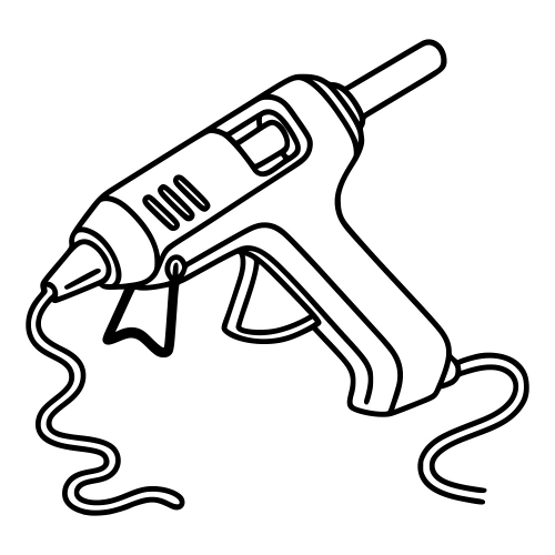 Glue Gun Art - Digital File - XCS Friendly Digital My Custom Designs PDF