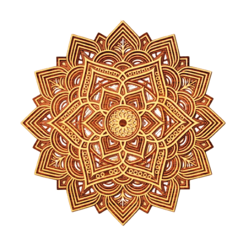 Layered Elaborate Mandala Wall Décor