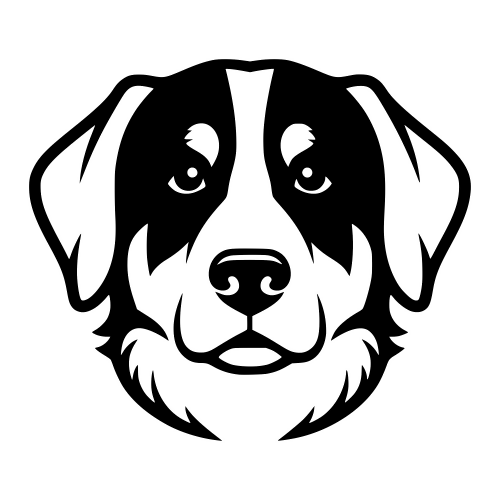 Bernese Weimaraner Face - Digital File - XCS Friendly Digital My Custom Designs PDF