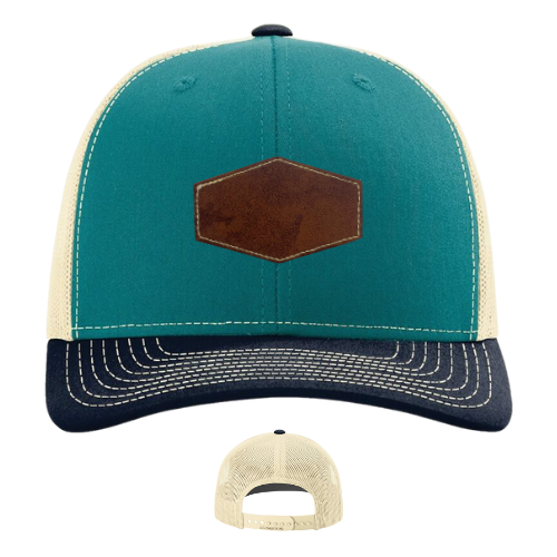 Classic Ball Cap with Customized Hexagon Patch