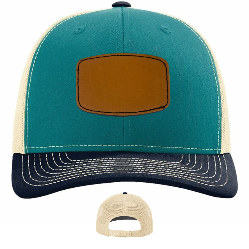 Classic Ball Cap with Customized Curved Rectangle Patch