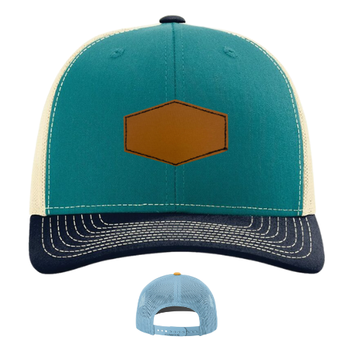 Classic Ball Cap with Customized Hexagon Patch