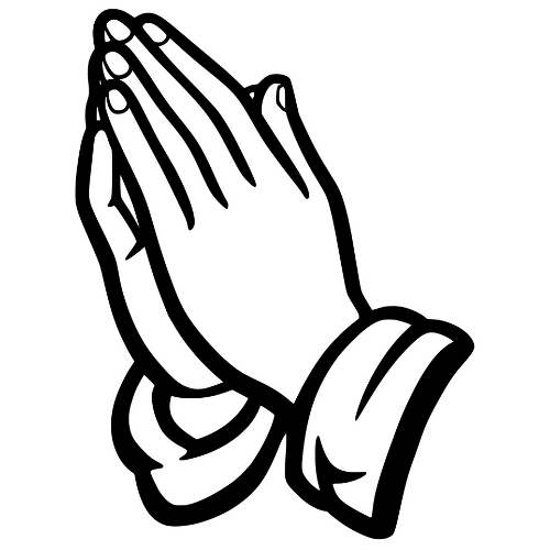 Praying Hands Sketch - Vector Graphics - Digital File