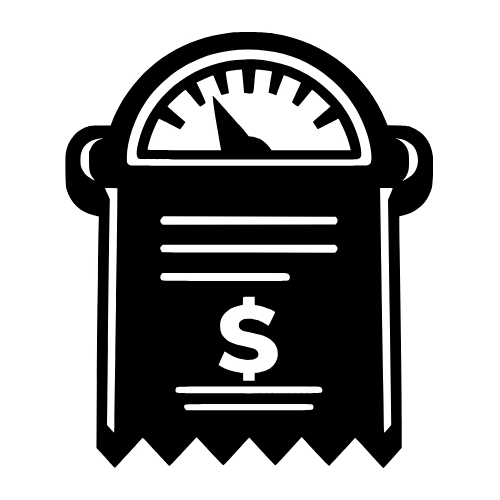 Scale Ticket Receipt Silhouette - Vector Graphics - Digital File Digital My Custom Designs PDF
