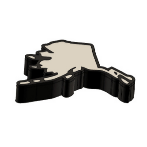 Alaska Wall Lightbox - United States - 3D Print File - Digital File Digital My Custom Designs ZIP File