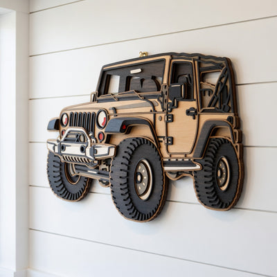 Jeep - Layered Line Design - Digital File