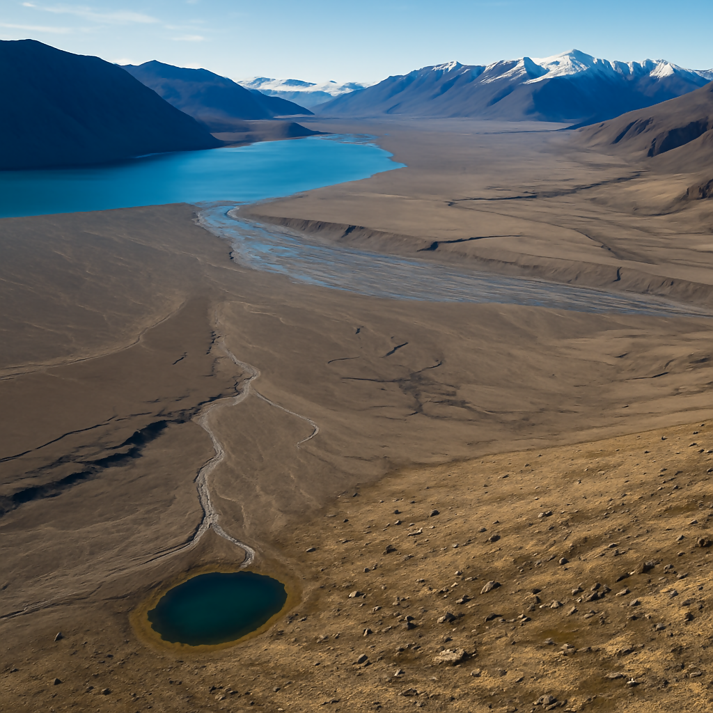 Lake Hazen - Quttinirpaaq National Park - Ellesmere Island - Nunavut Canada - Rendered - Digital File Digital My Custom Designs PDF