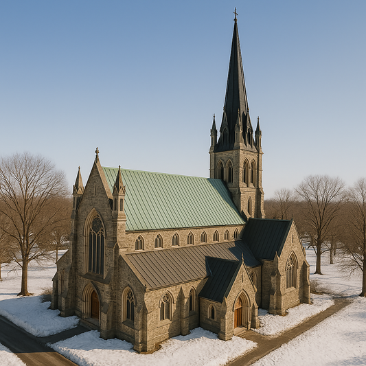 Christ Church Cathedral - New Brunswick Canada - Rendered - Digital File Digital My Custom Designs PDF