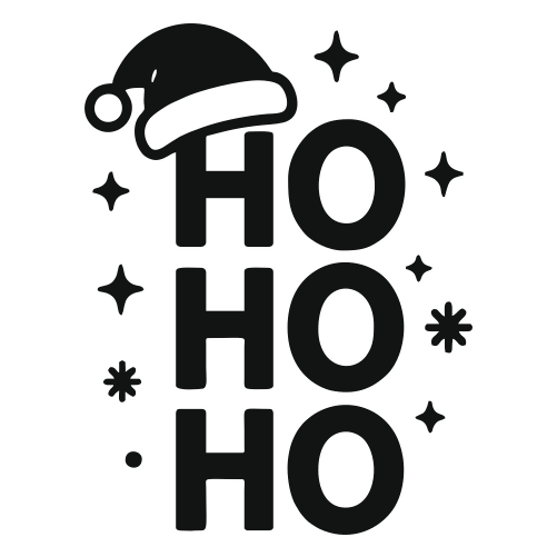 Ho Ho Ho - Digital File - XCS Friendly Digital My Custom Designs PDF