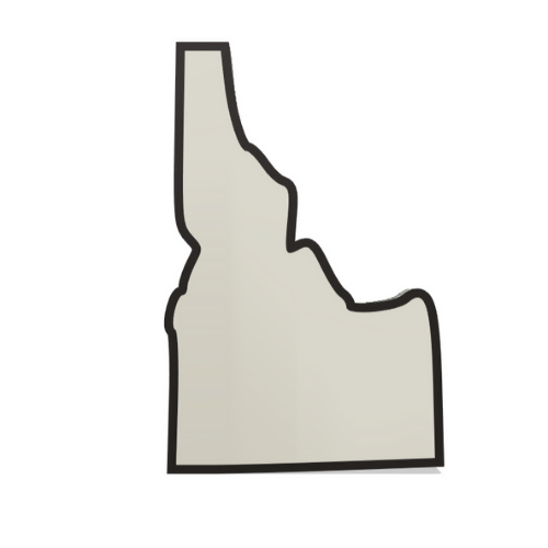 Idaho Wall Lightbox - United States - 3D Print File - Digital File Digital My Custom Designs