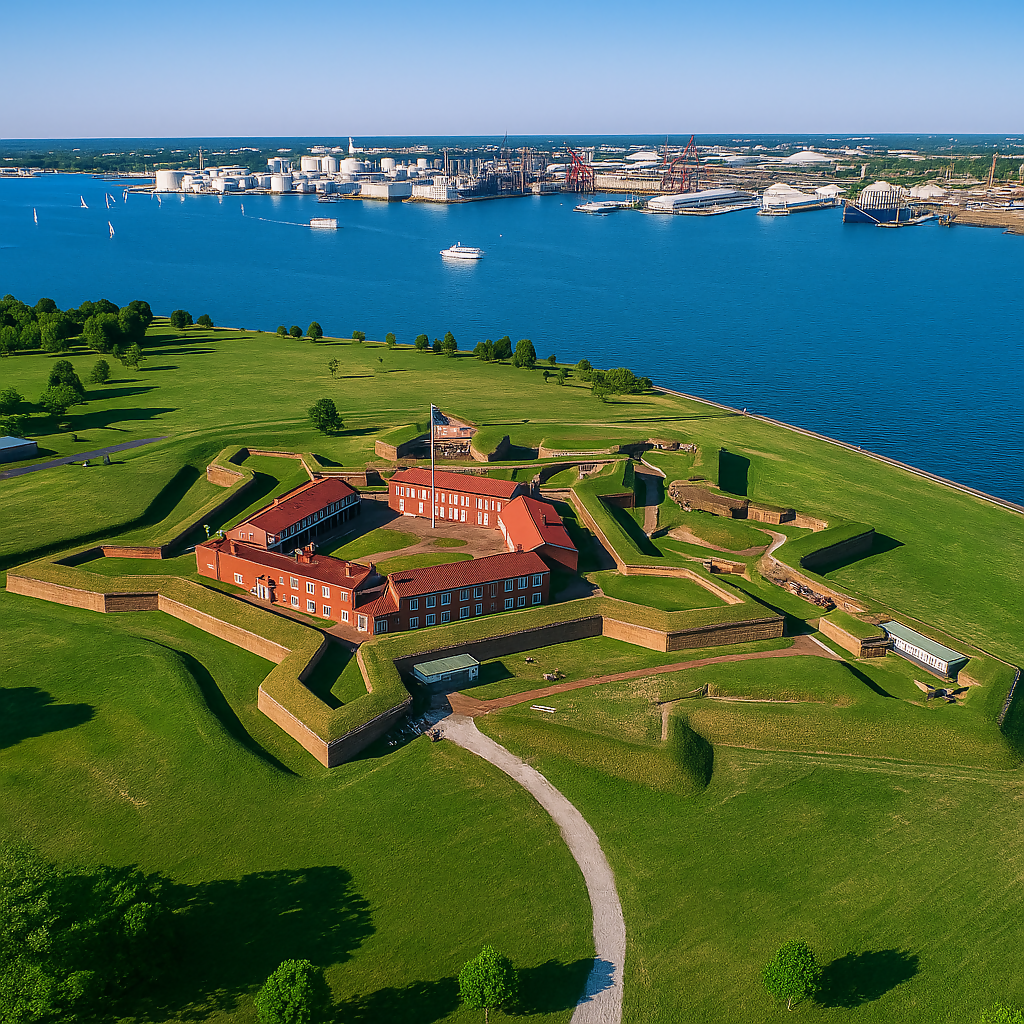 Fort McHenry National Monument and Historic Shrine - Maryland United States - Rendered - Digital File Digital My Custom Designs PDF