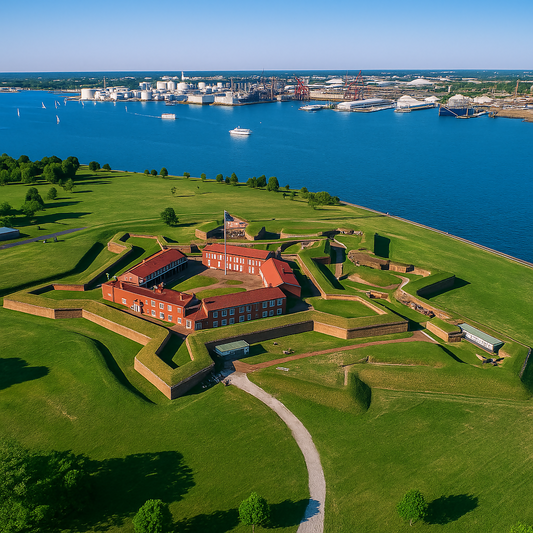 Fort McHenry National Monument and Historic Shrine - Maryland United States - Rendered - Digital File Digital My Custom Designs PDF
