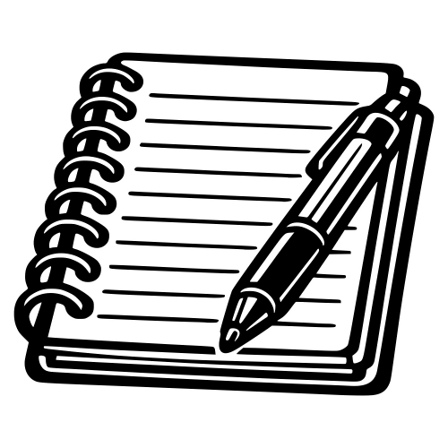 Pen & Notebook - Vector Graphics - Digital File Digital My Custom Designs PDF