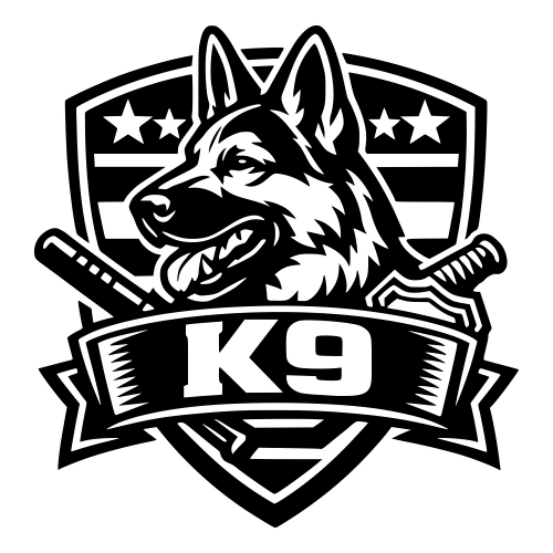 K9 Dog Badge - Vector Graphics - Digital File Digital My Custom Designs PDF