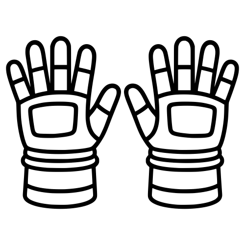Space Suit Glove Outline - Digital File - XCS Friendly Digital My Custom Designs PDF