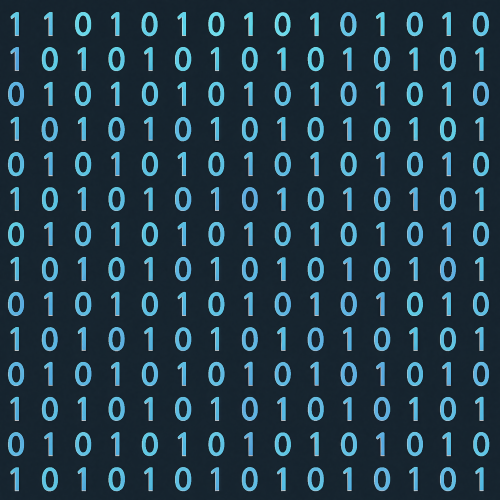 Technology and Digital - Holographic Binary Code Streams Raining Vertically - Pattern - Digital File Digital My Custom Designs PDF