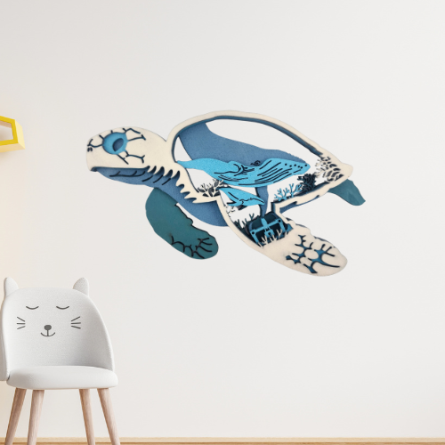 Tortoise Layered Animal Wall Decor Digital My Custom Designs