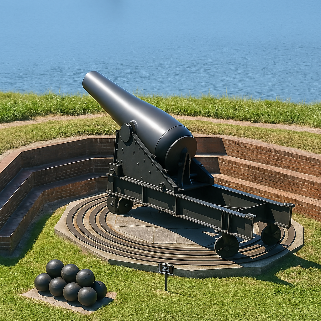 Rodman Cannon - Fort McHenry National Monument and Historic Shrine - Maryland United States - Rendered - Digital File Digital My Custom Designs PDF