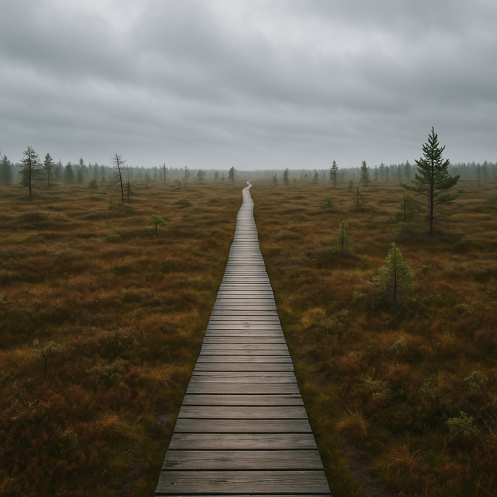 Bog Trail - Kouchibouguac National Park - New Brunswick Canada - Rendered - Digital File Digital My Custom Designs PDF