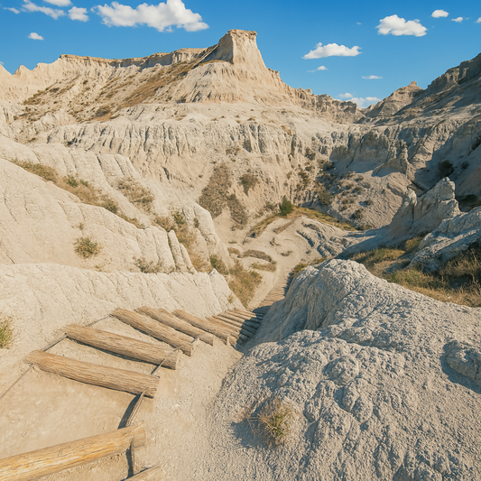 Notch Trail - Badlands National Park - South Dakota United States - Rendered - Digital File Digital My Custom Designs PDF