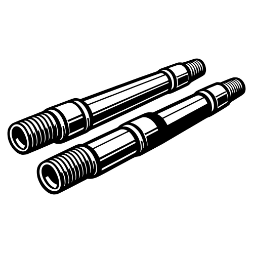 Drill Pipes Illustration - Vector Graphics - Digital File Digital My Custom Designs PDF