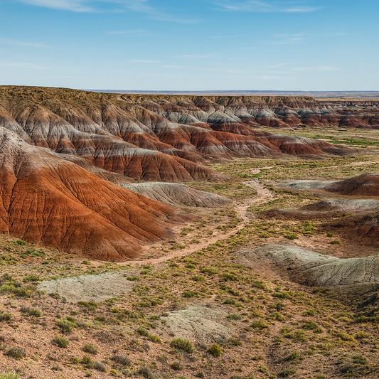 Painted Desert - Petrified Forest National Park - Arizona United States - Rendered - Digital File Digital My Custom Designs PDF