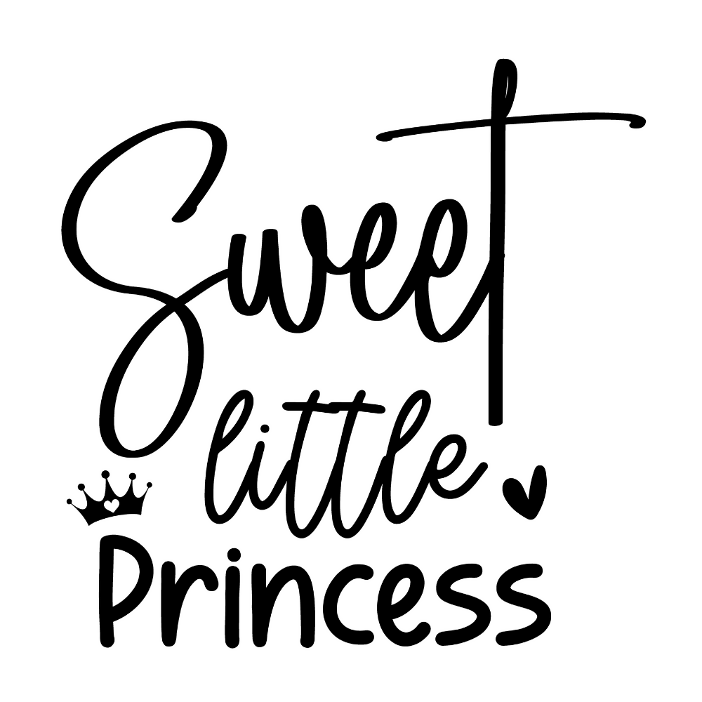 Sweet Little Princess - Princess - Vector Graphics - Digital File Digital My Custom Designs ZIP File