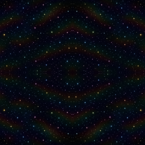 Space and Cosmic - Infinite Star Fields With Rainbow Highlights - Pattern - Digital file Digital My Custom Designs PDF