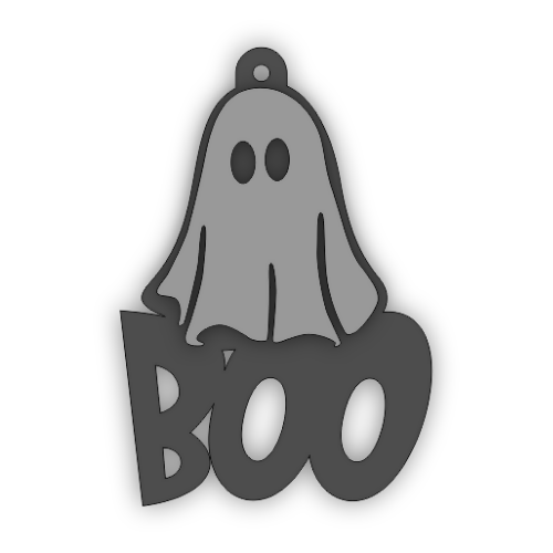 Boo Ghost Layered Earring Keychain Earring Design - Digital File Digital My Custom Designs SVG