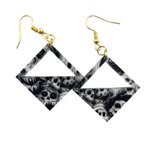 Hyper Triangle Ghoul Earrings