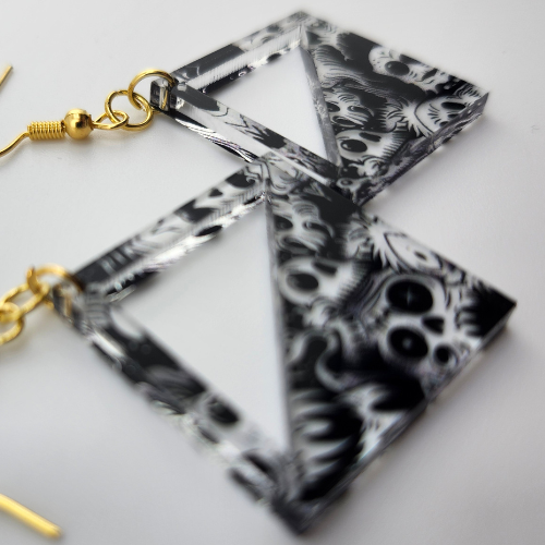 Hyper Triangle Ghoul Earrings