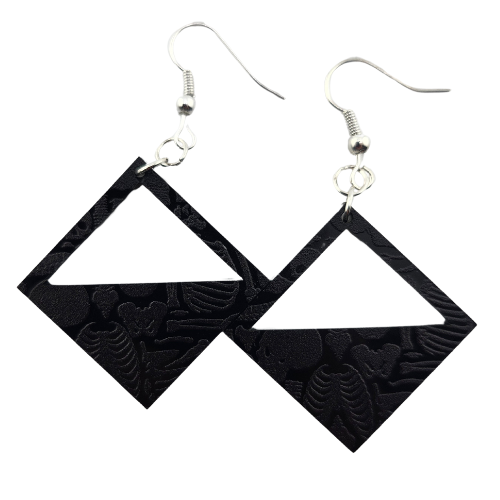 Hyper Triangle Skeleton Parts Earrings